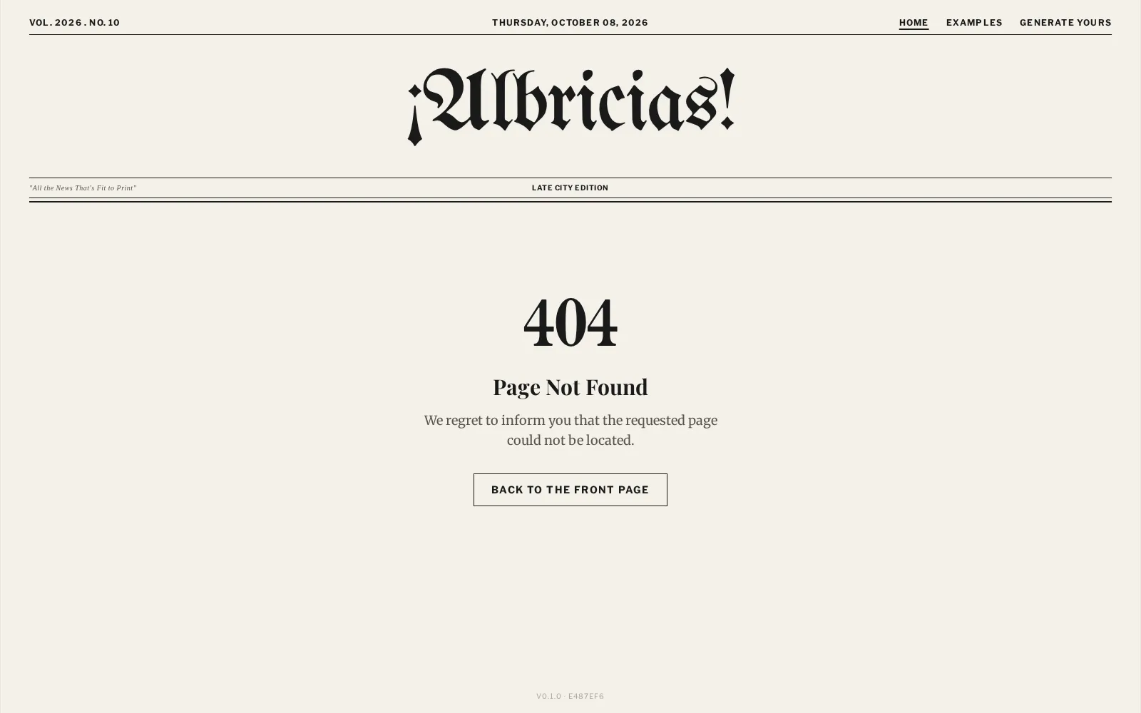 Albricias archive in article-browsing mode