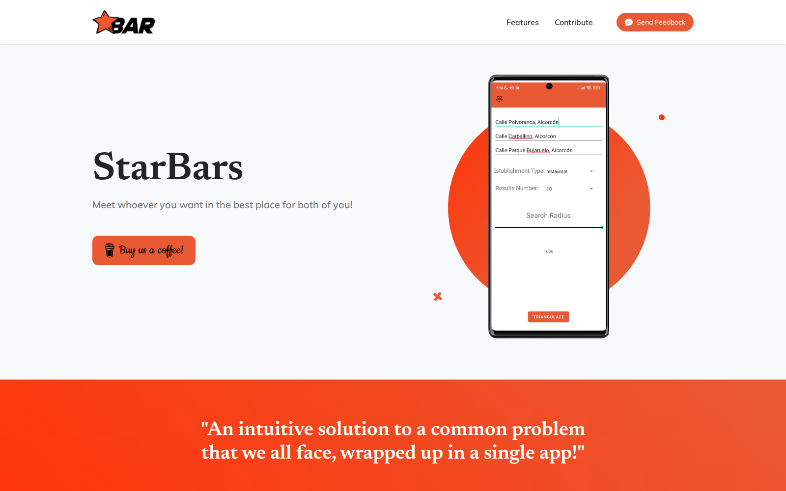 StarBars mobile app preview
